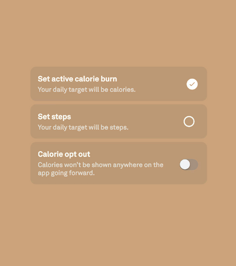 Personalized Activity Goals