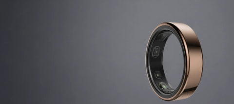 Deep rose smart ring showcasing its inner health tracking sensors | Smartring PH