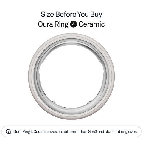 Oura Ring 4 Ceramic Cloud