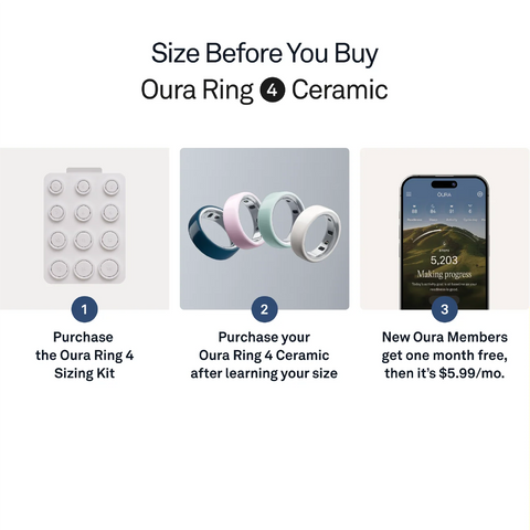 Oura Ring 4 Ceramic Cloud