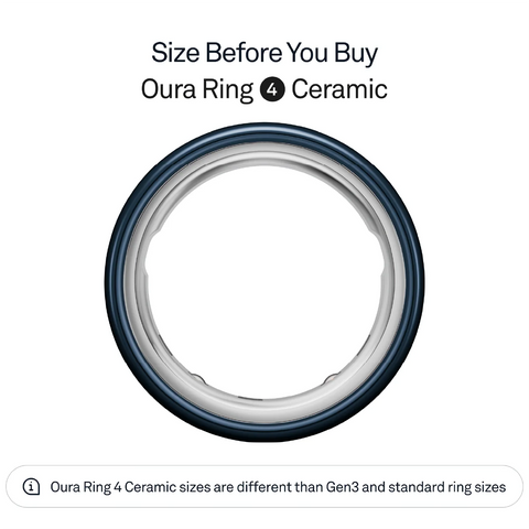 Oura Ring 4 Ceramic Midnight