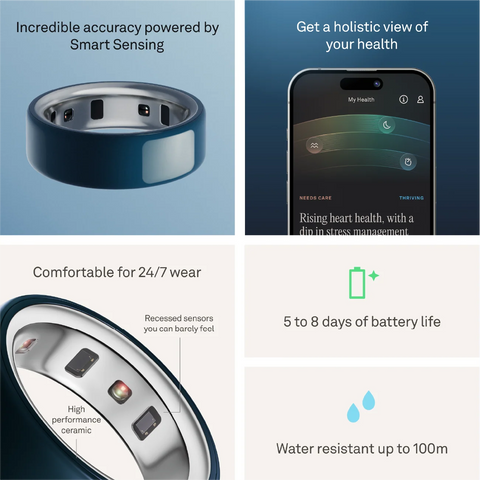 Oura Ring 4 Ceramic Midnight