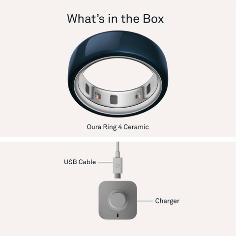 Oura Ring 4 Ceramic Midnight
