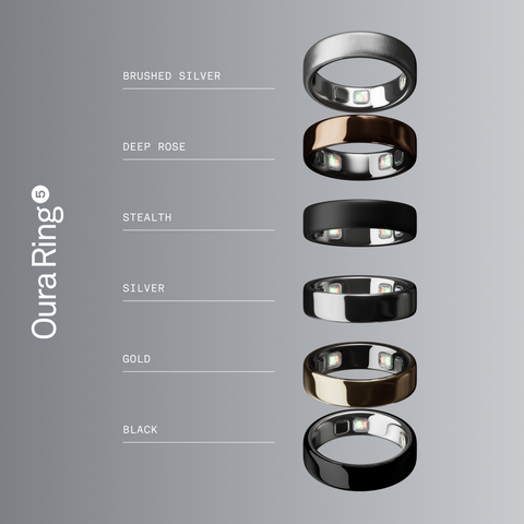Oura Ring 5 Brushed Silver