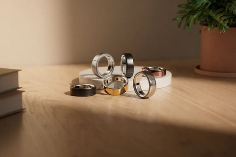 Smartring PH smart rings displayed on a wooden table | Smartring PH